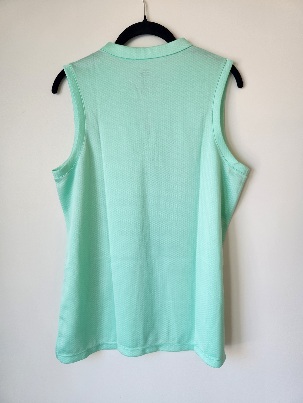Three Sixty Six - Mint Sleeveless Golf Polo - L
